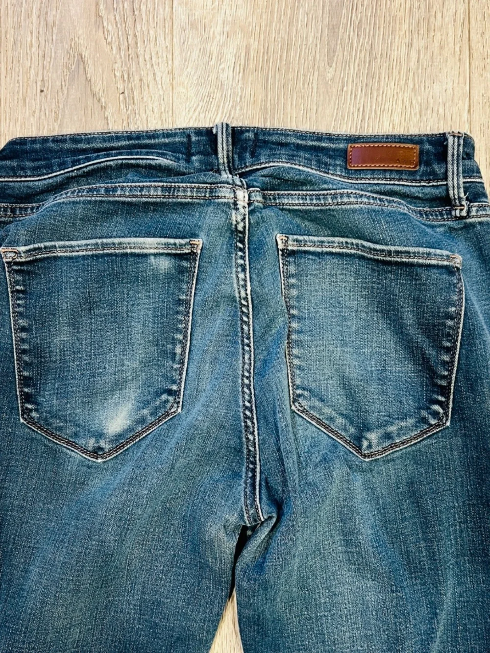 Abercrombie & Fitch Harper Super Skinny Jeans Womens 28 Long / 6L Blue Dark Wash